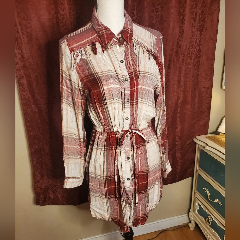 ANGIE BUTTON UP DRESS